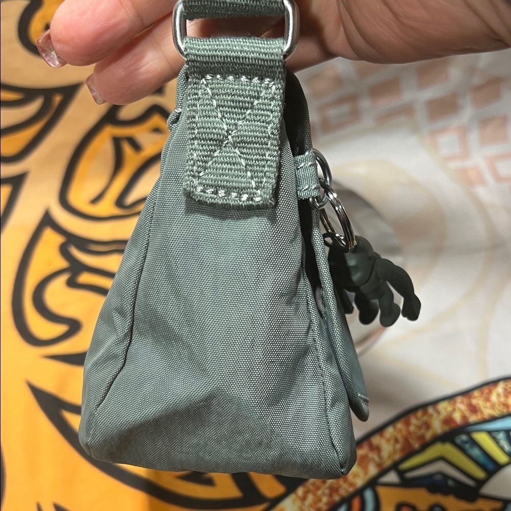 Kipling Gleaming Green Crossbody Bag with Charm - Picture 6 of 15